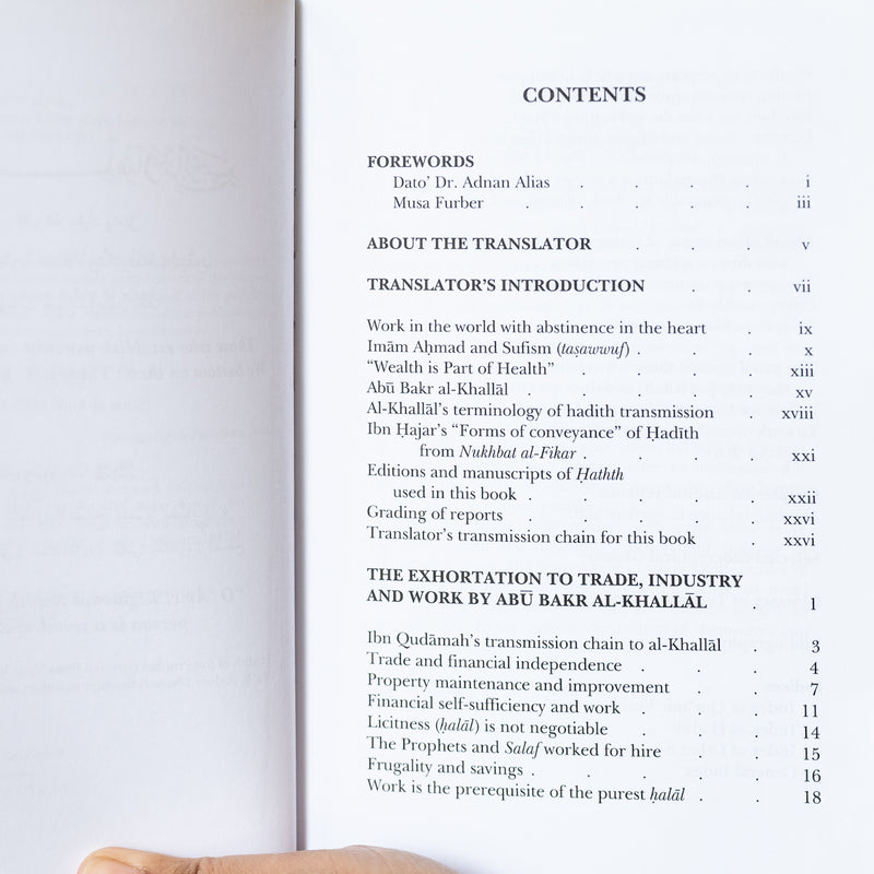 Exhortation to Trade, Industry and Work