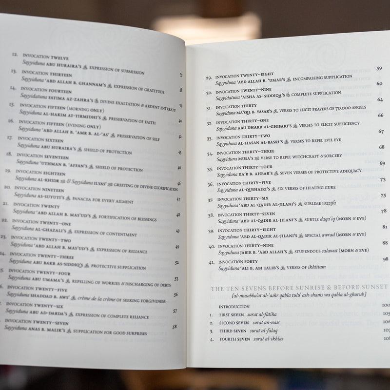 Morning & Evening Invocations and the Ten Sevens before Sunrise & before Sunset