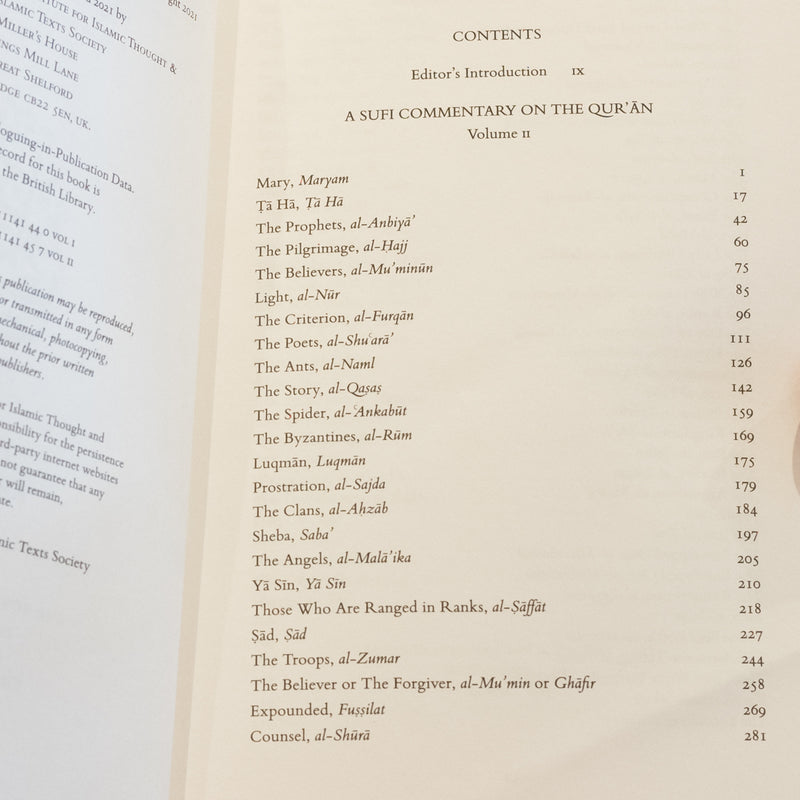 A Sufi Commentary of the Quran: Tafsir Kashani Vol. 2