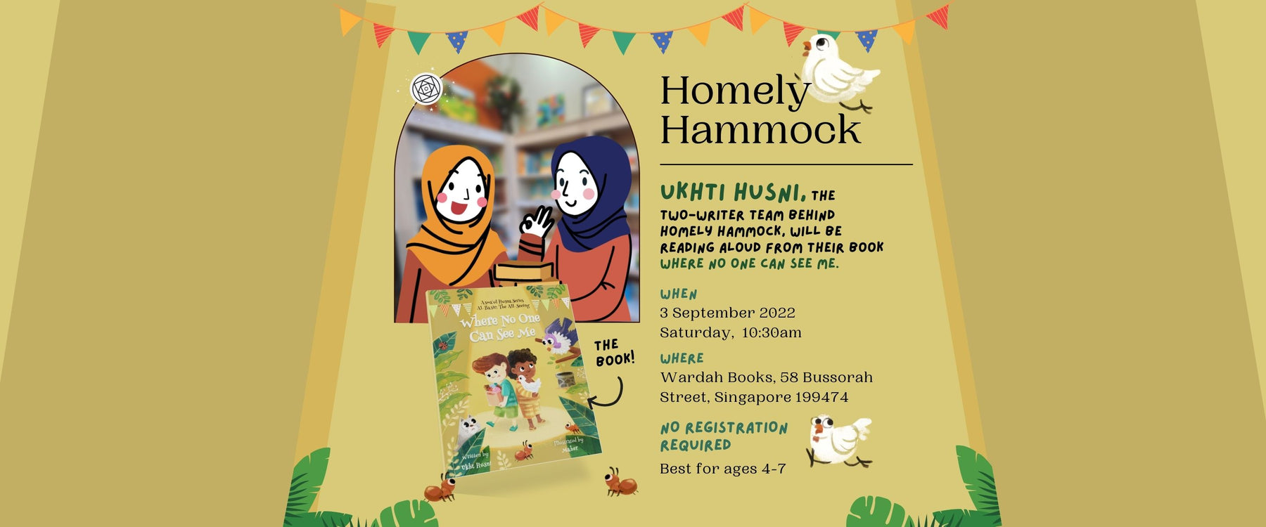 Read-Aloud Session with Homely Hammock