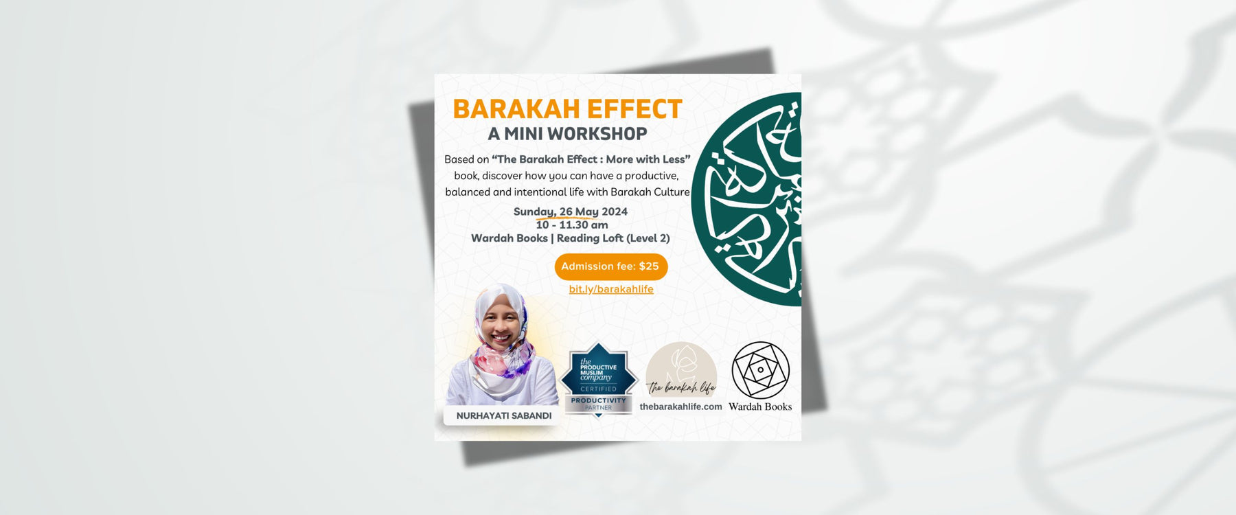 Barakah Effect: A Mini Workshop