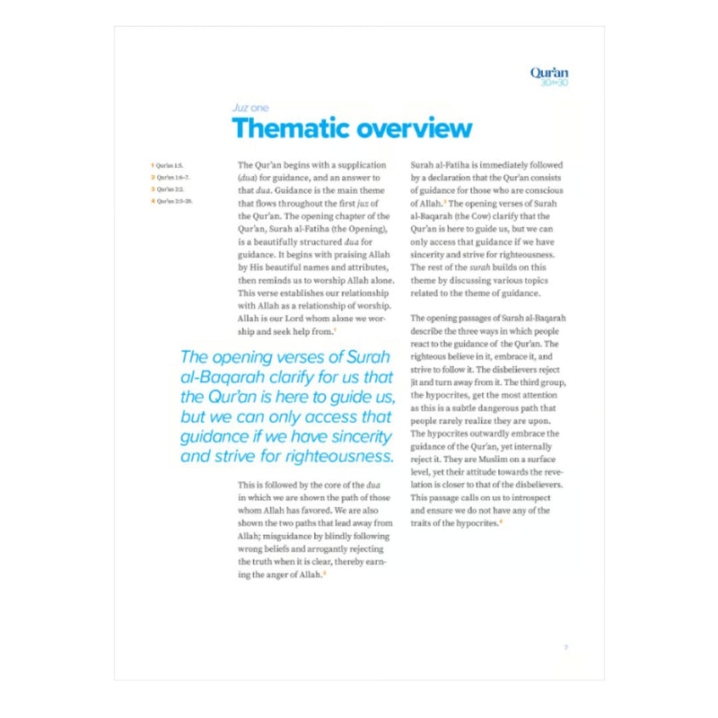 Quran 30 for 30: Thematic Tafsir