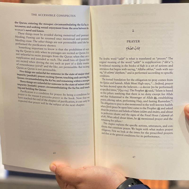 Accessible Conspectus