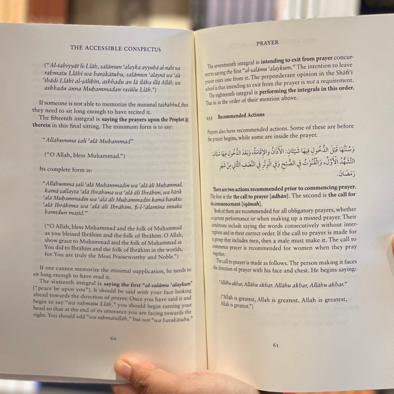 Accessible Conspectus