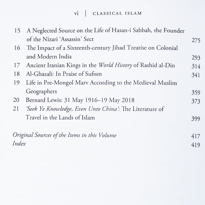 Classical Islam: Collected Papers