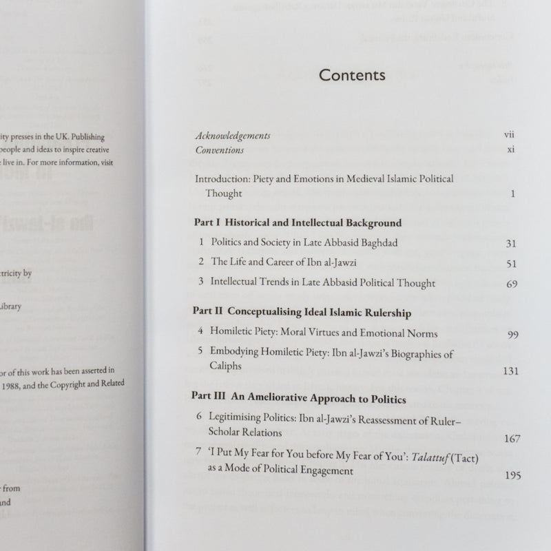 Preaching Pious Rulership in Medieval Islam: Ibn al-Jawzi's Political Thought