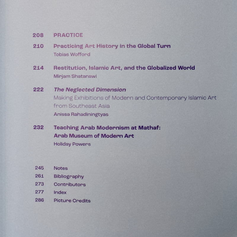 Islamic Art History and the Global Turn