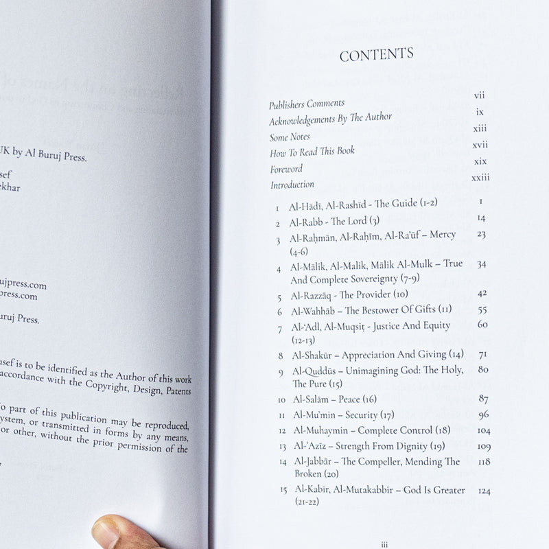 Reflecting on the Names of Allah PB