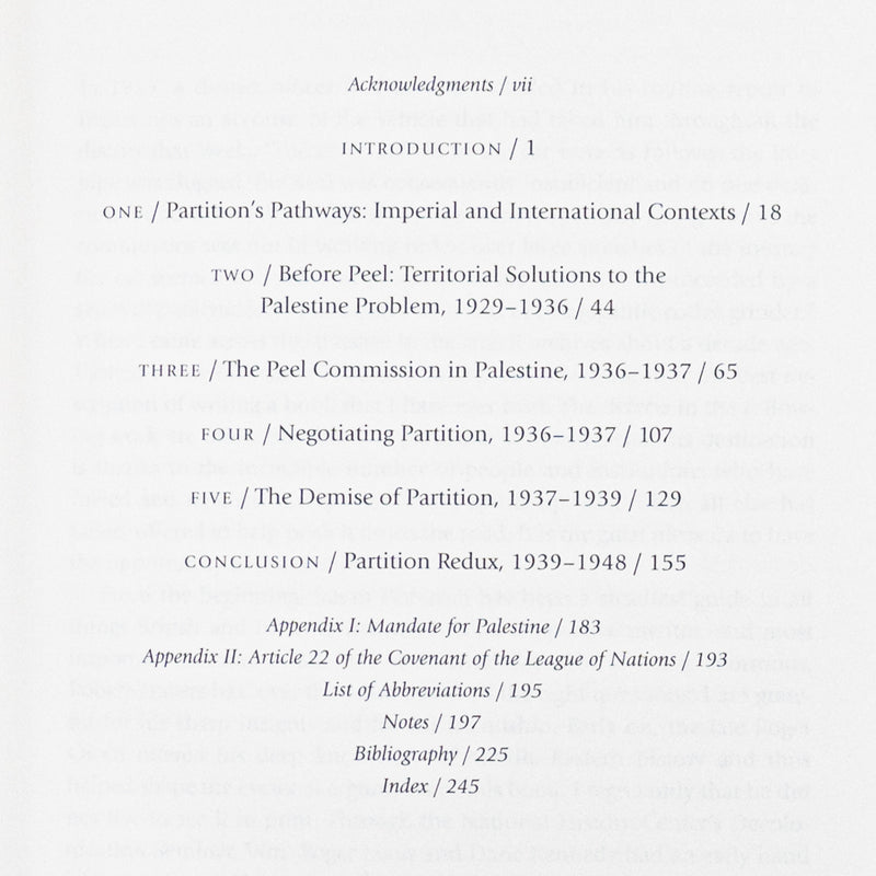 Partitioning Palestine: British Policymaking at the End of Empire