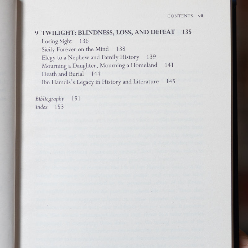 Ibn Hamdis the Sicilian: Eulogist for a Falling Homeland