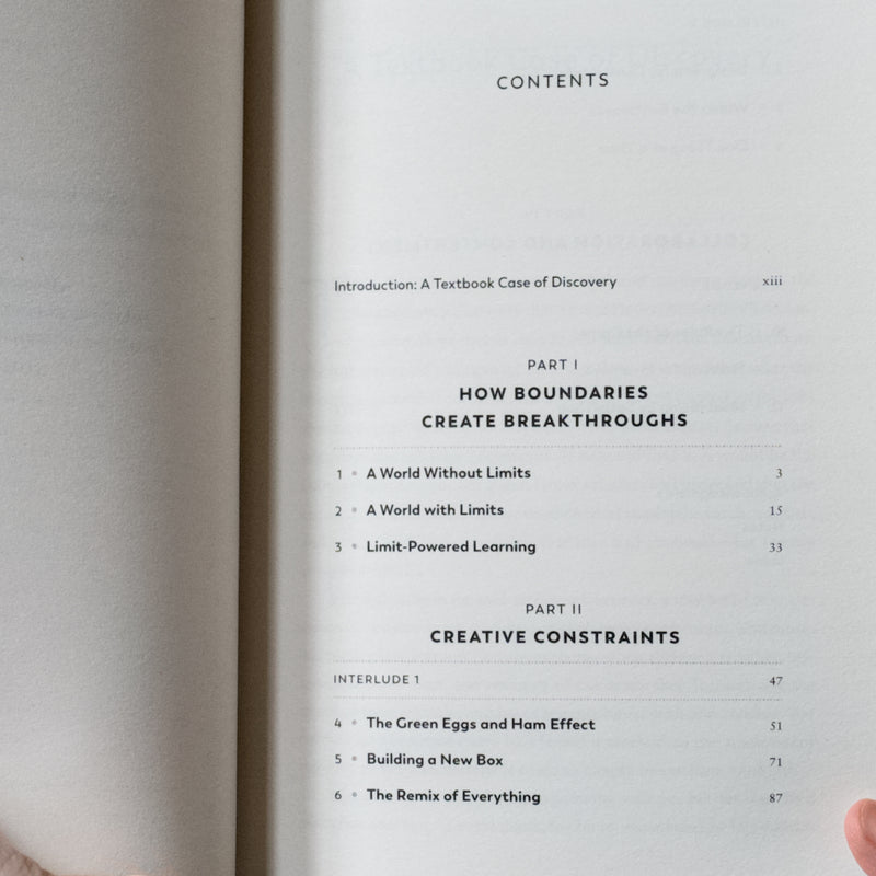 Inside the Box: How Constraints Make Us Better