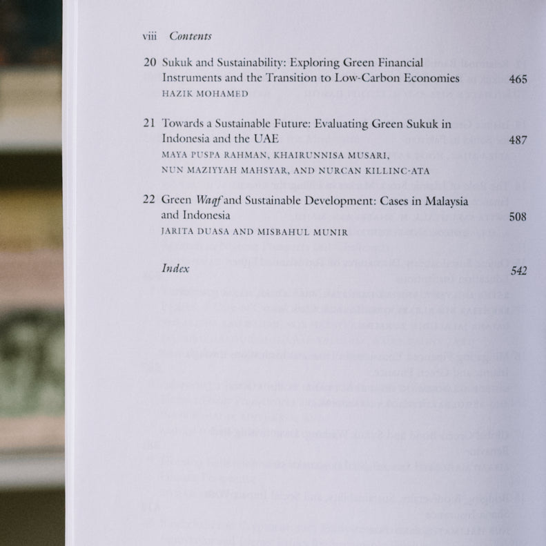 Islamic Finance and Sustainability