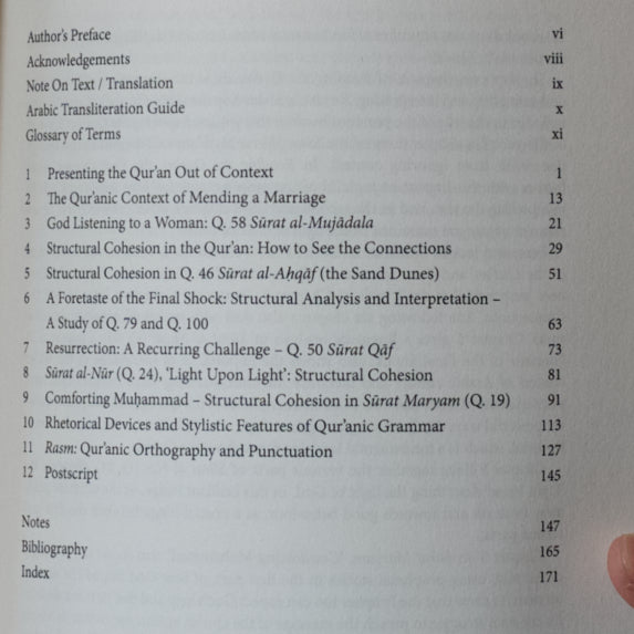 Reading the Quran: Structure, Coherence and Rhetorical Features