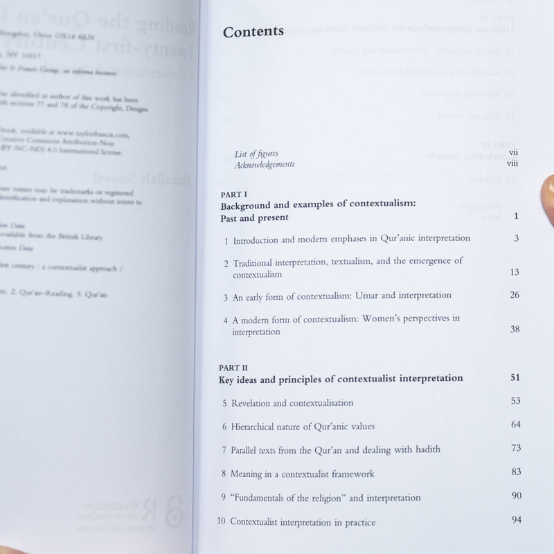 Reading the Qur'an in the 21st Century: A Contextualist Approach