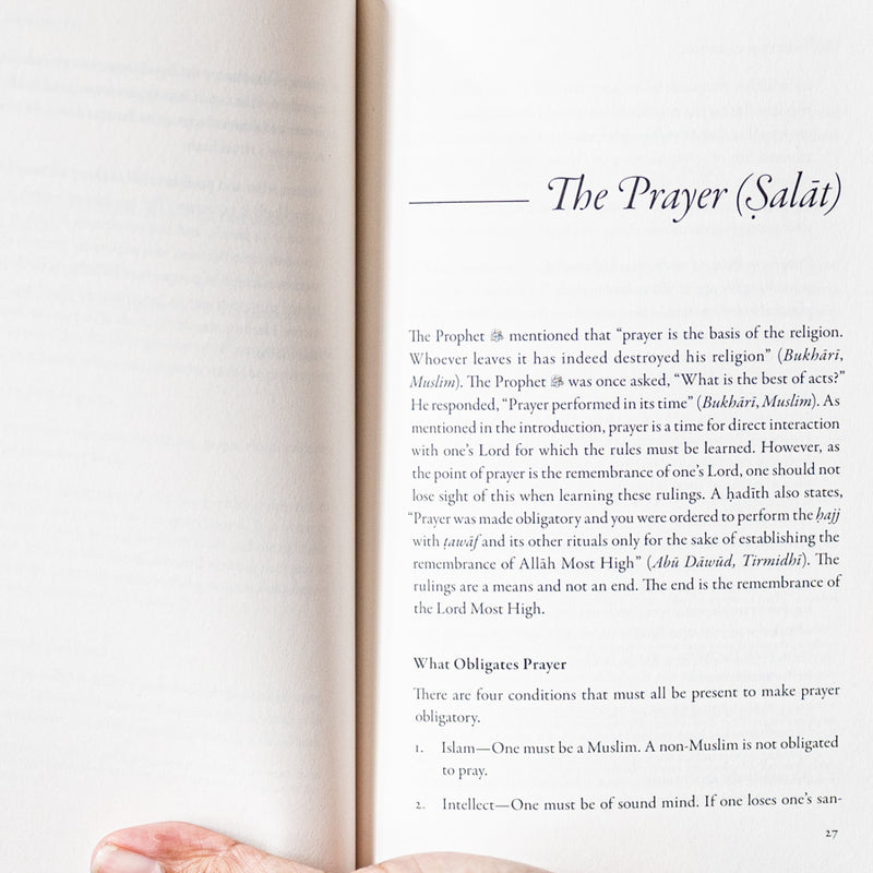 The Shafi'i Manual of Purity, Prayer and Fasting