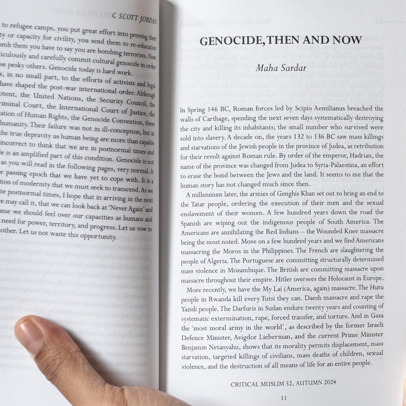 Critical Muslim 52: Genocide