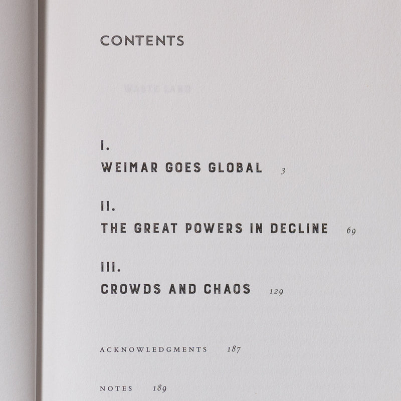 Waste Land: A World in Permanent Crisis