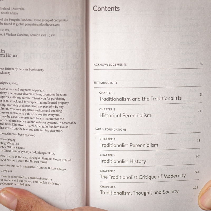 Traditionalism: The Radical Project for Restoring Sacred Order PB