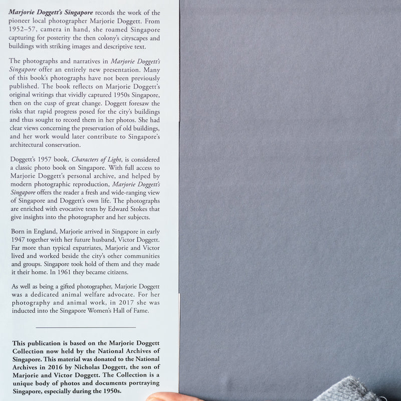 Marjorie Doggett’s Singapore: A Photographic Record