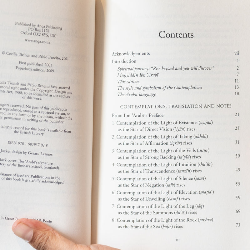 Contemplation of the Holy Mysteries: The Mashahid al-asrar of Ibn 'Arabi