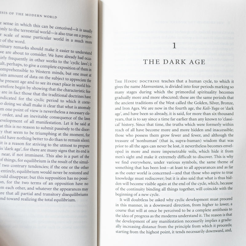 The Crisis of the Modern World