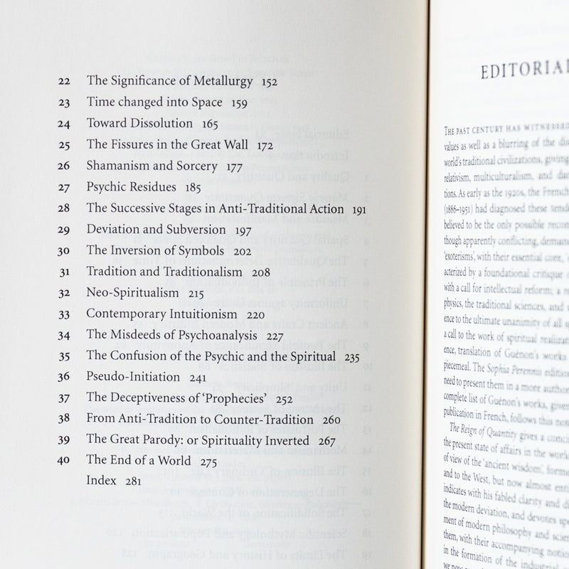 The Reign of Quantity & The Signs of the Times