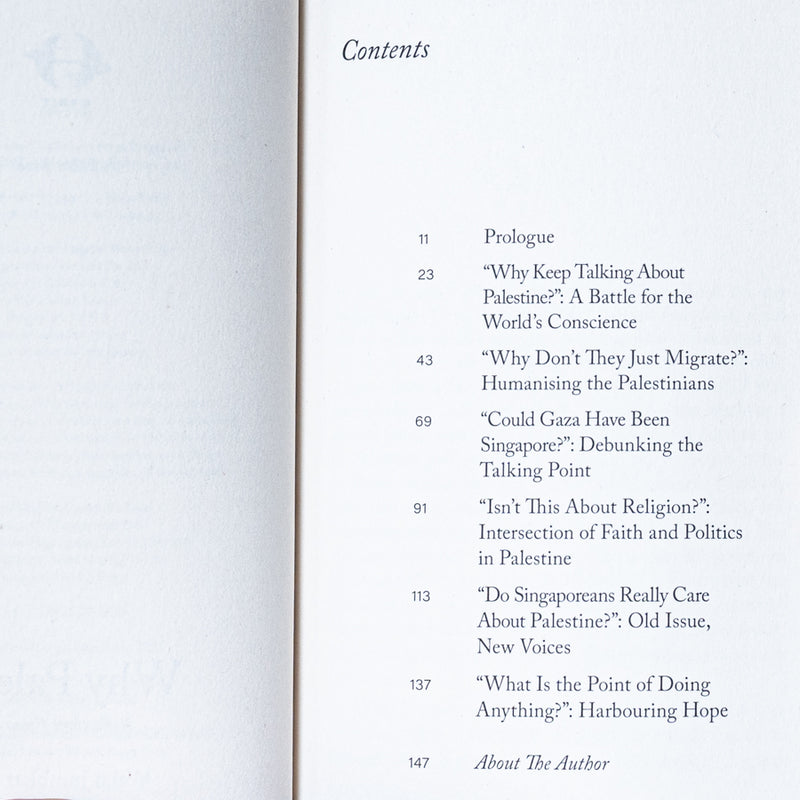 Why Palestine? Reflections From Singapore