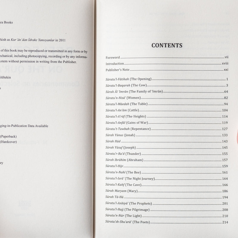 Reflections on the Quran: Commentaries on Selected Verses