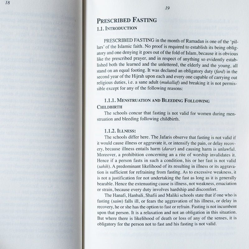 Prescribed Fasting: A Textbook on Jurisprudence According to the Five Schools of Law