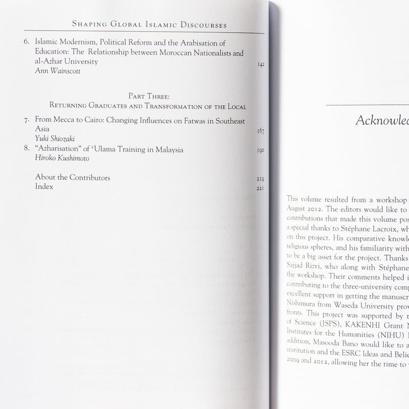 Shaping Global Islamic Discourses