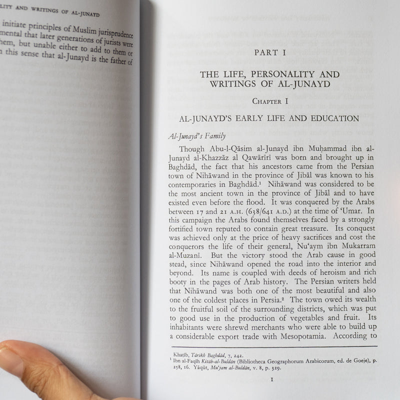 The Life, Personality and Writings of Al-Junayd