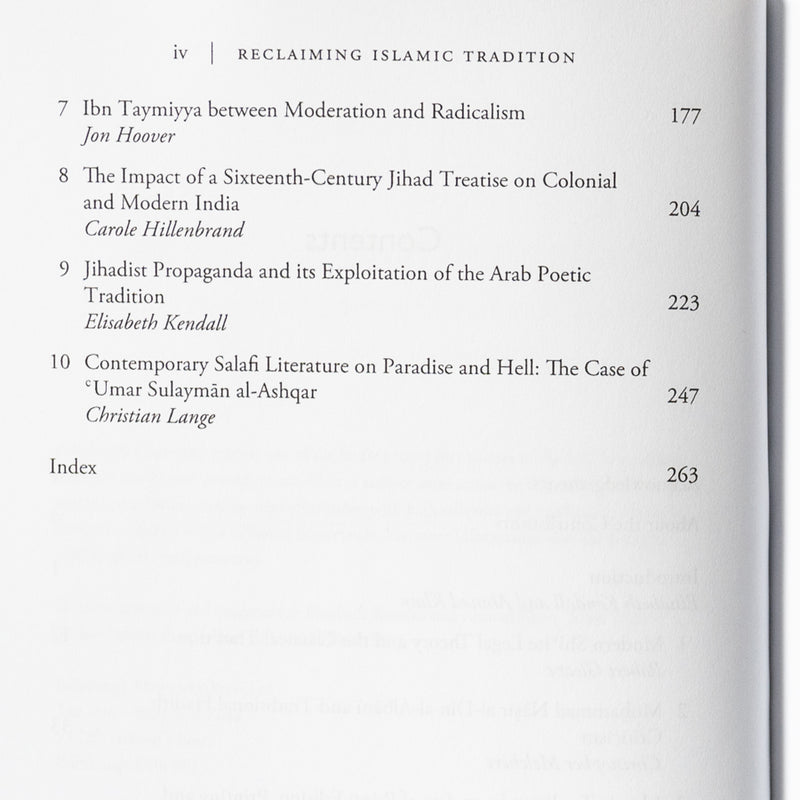 Reclaiming Islamic Tradition