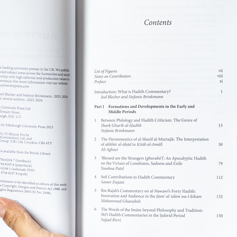 Hadith Commentary Hadith Commentary: Continuity and Change — Wardah Books