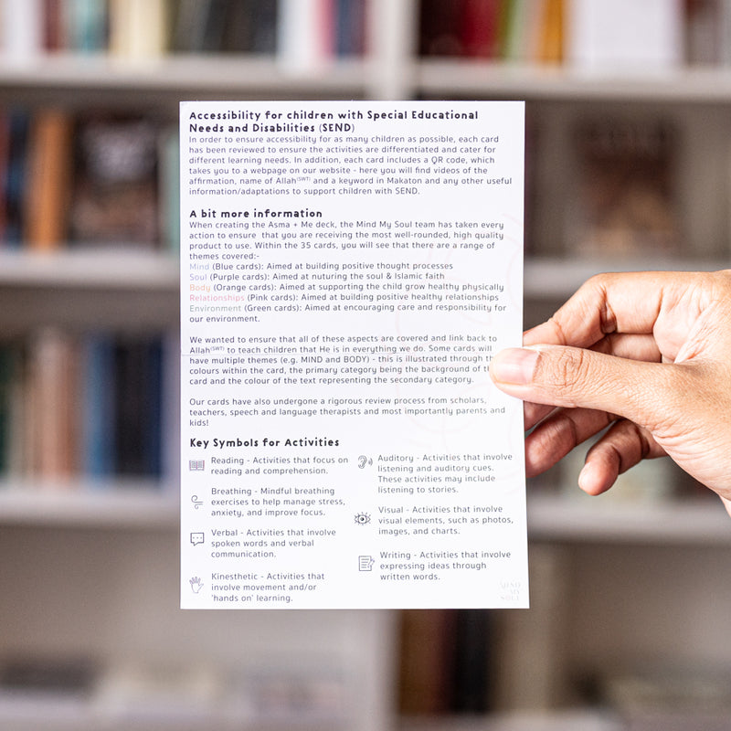 Asma + Me Affirmation Cards