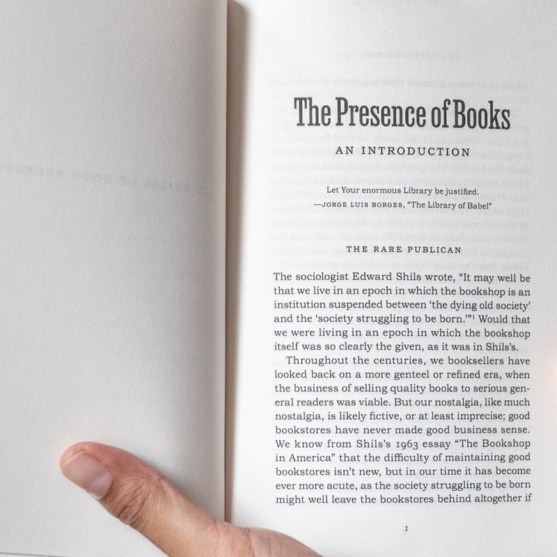 In Praise of Good Bookstores PB