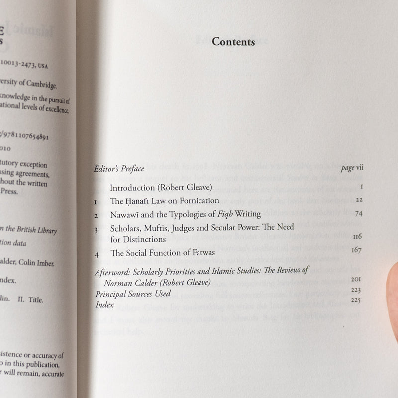 Islamic Jurisprudence in the Classical Era