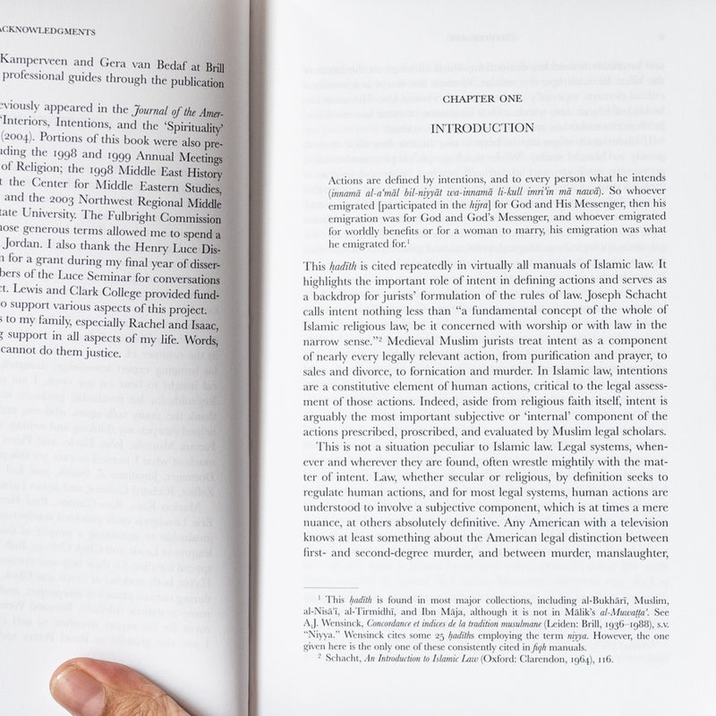 Intent in Islamic Law