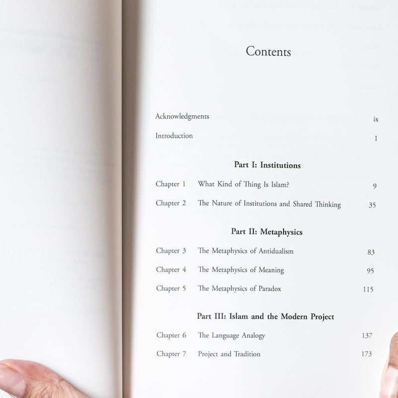 Metaphysical Institutions: Islam and the Modern Project