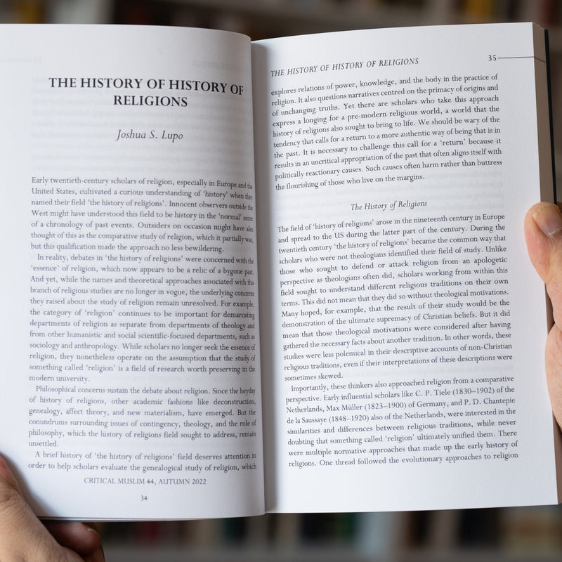 Critical Muslim 44: History