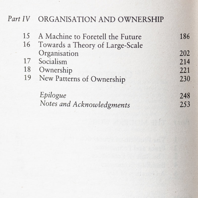 Small Is Beautiful: A Study of Economics as if People Mattered