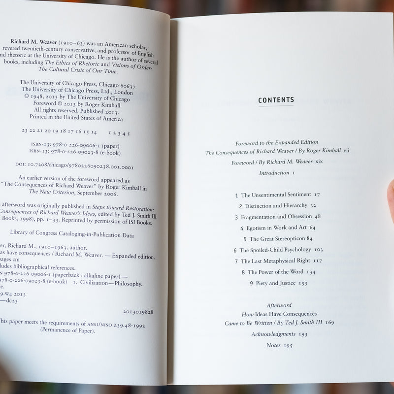 Ideas Have Consequences