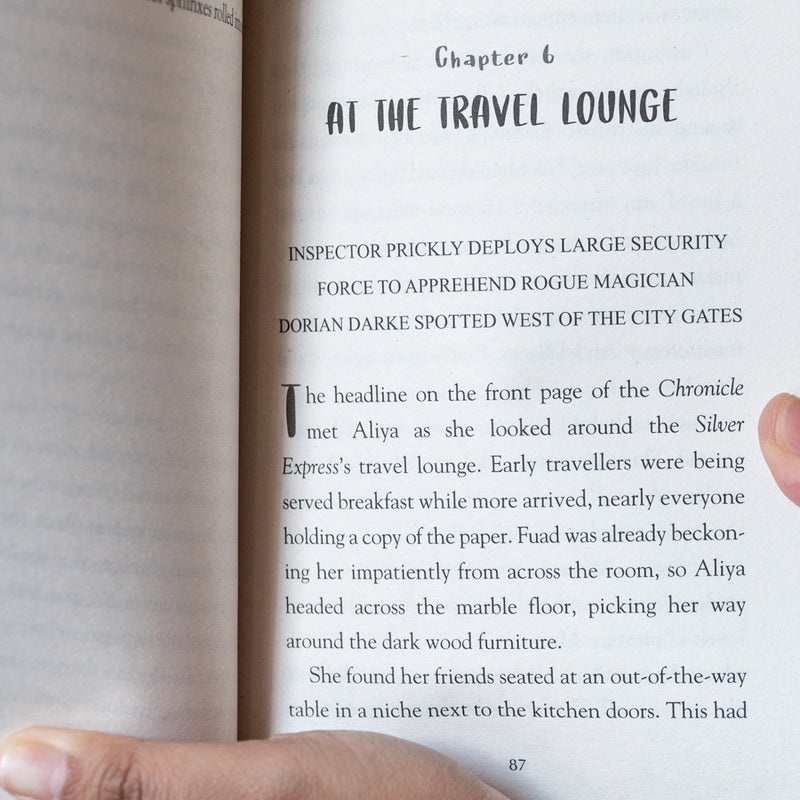 Aliya Aboard the Time Train