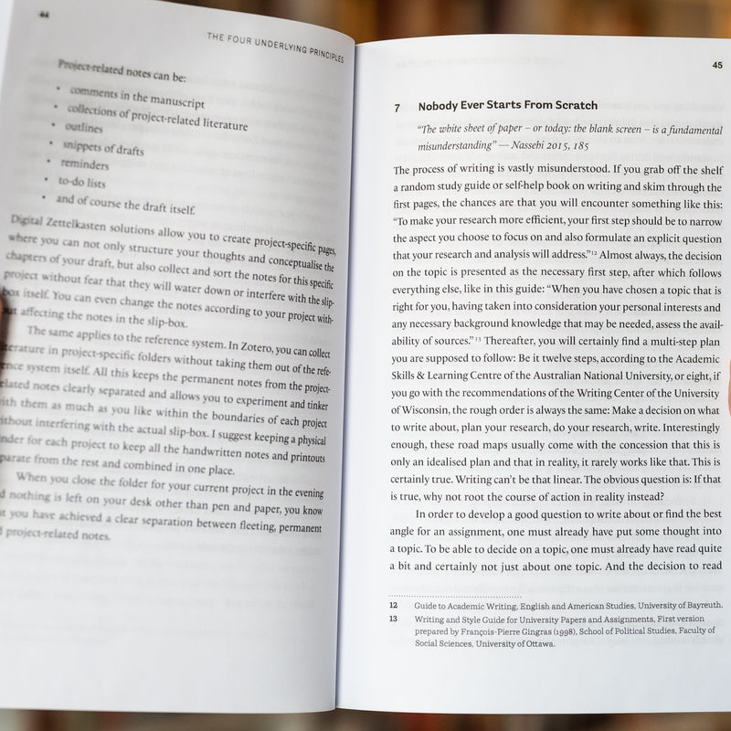 How to Take Smart Notes