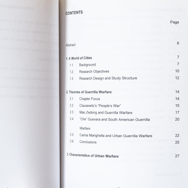 Urban Guerrilla Warfare: A War of Nerves