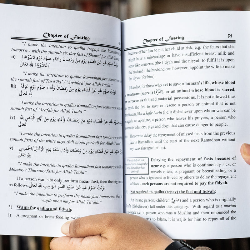 The Chapter of Sawm (Fasting) and Zakat