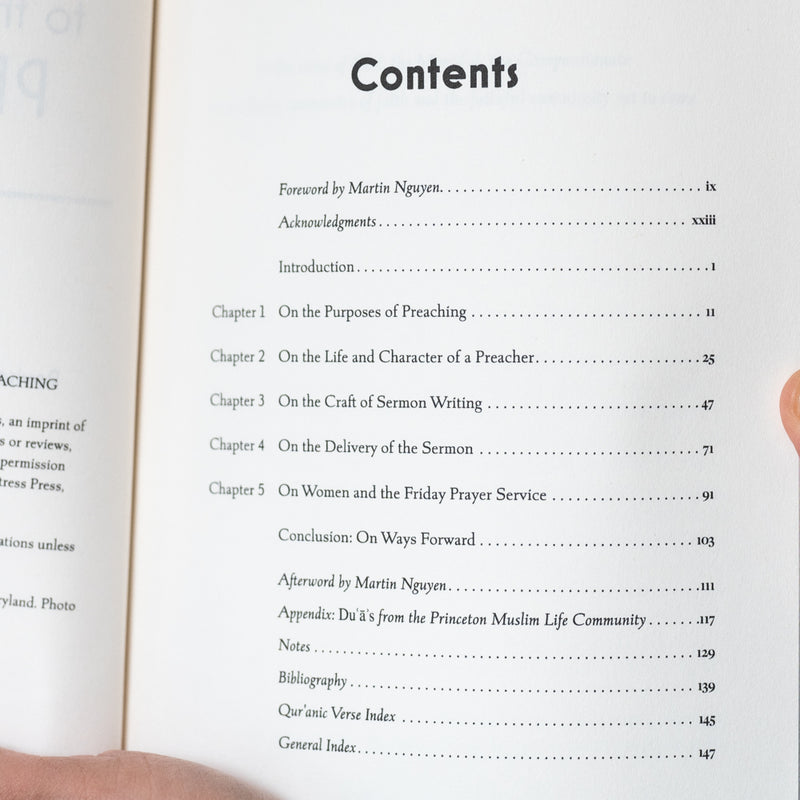 An American Muslim Guide to the Art and Life of Preaching