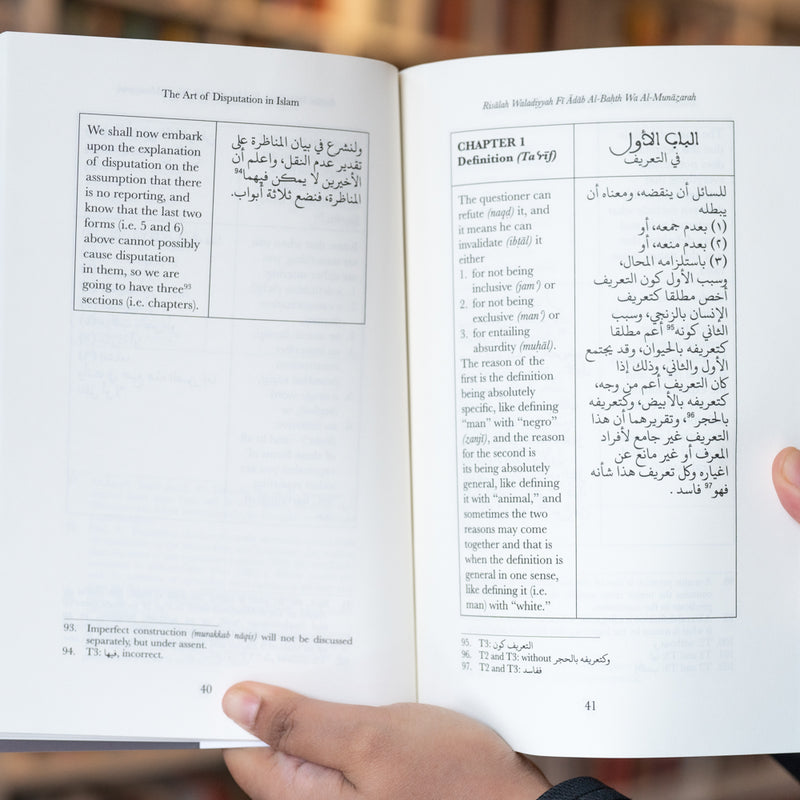 The Art of Disputation in Islam