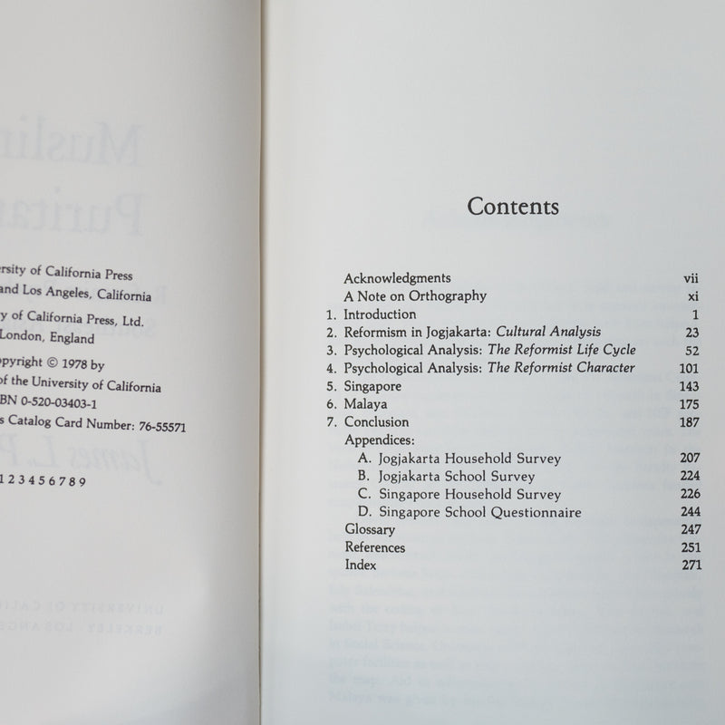 Muslim Puritans: Reformist Psychology in Southeast Asian Islam
