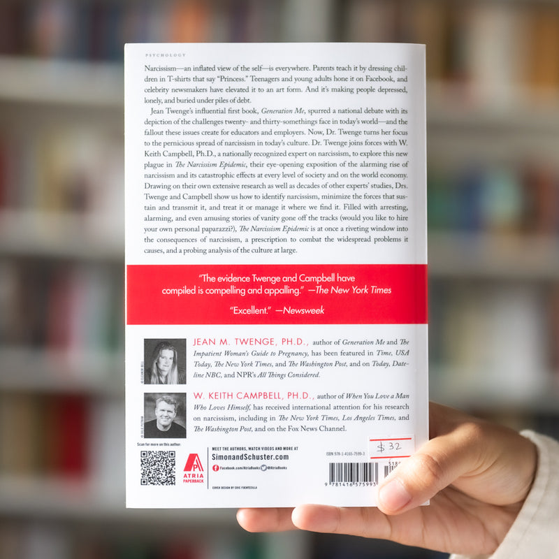 Narcissism Epidemic: Living in the Age of Entitlement