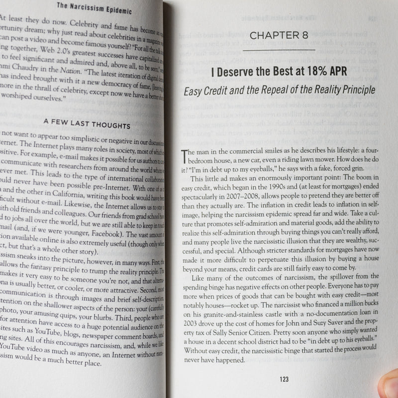 Narcissism Epidemic: Living in the Age of Entitlement